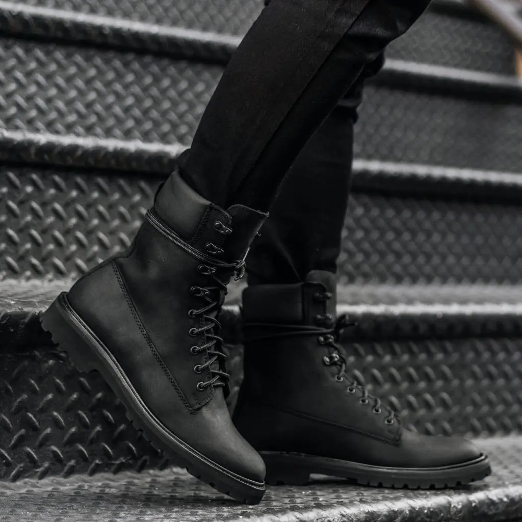 The Bowen Combat Boot — Matte Black