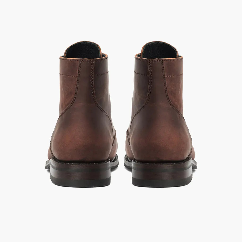 The Hayes Cap-Toe Boot — Adobe Brown