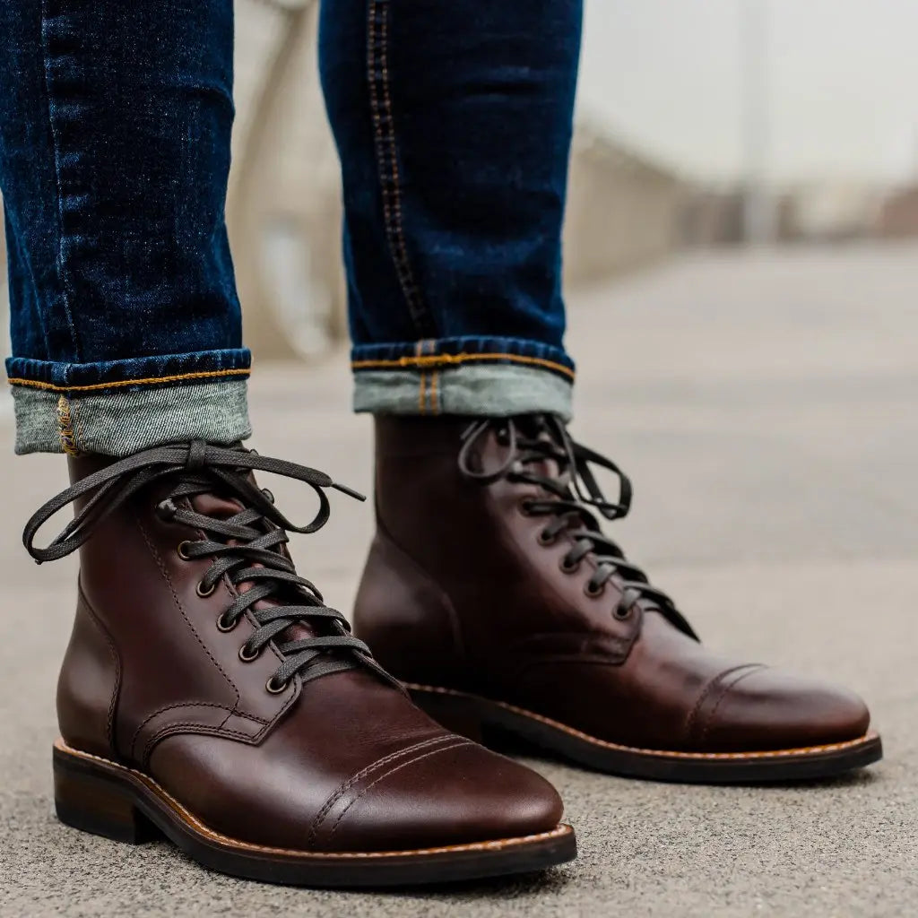 The Hayes Cap-Toe Boot — Oxblood