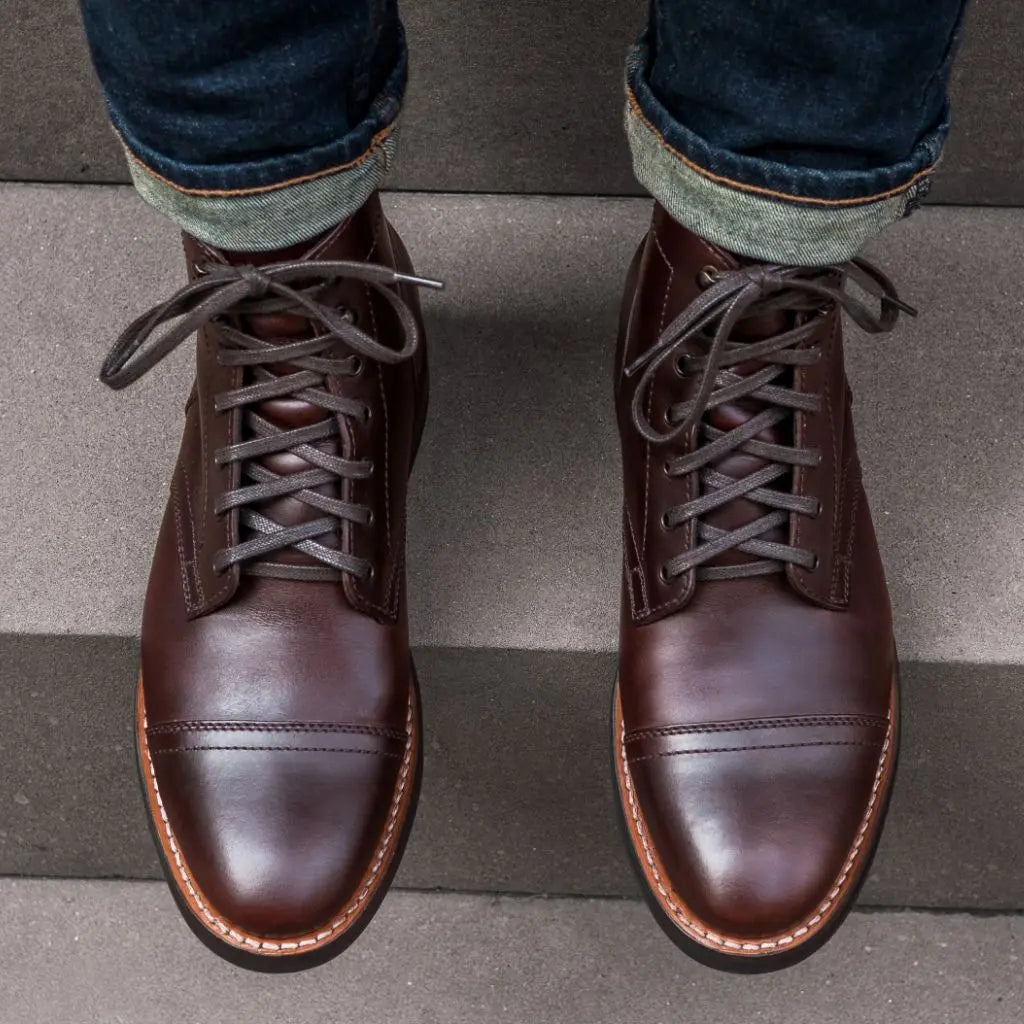 The Hayes Cap-Toe Boot — Oxblood