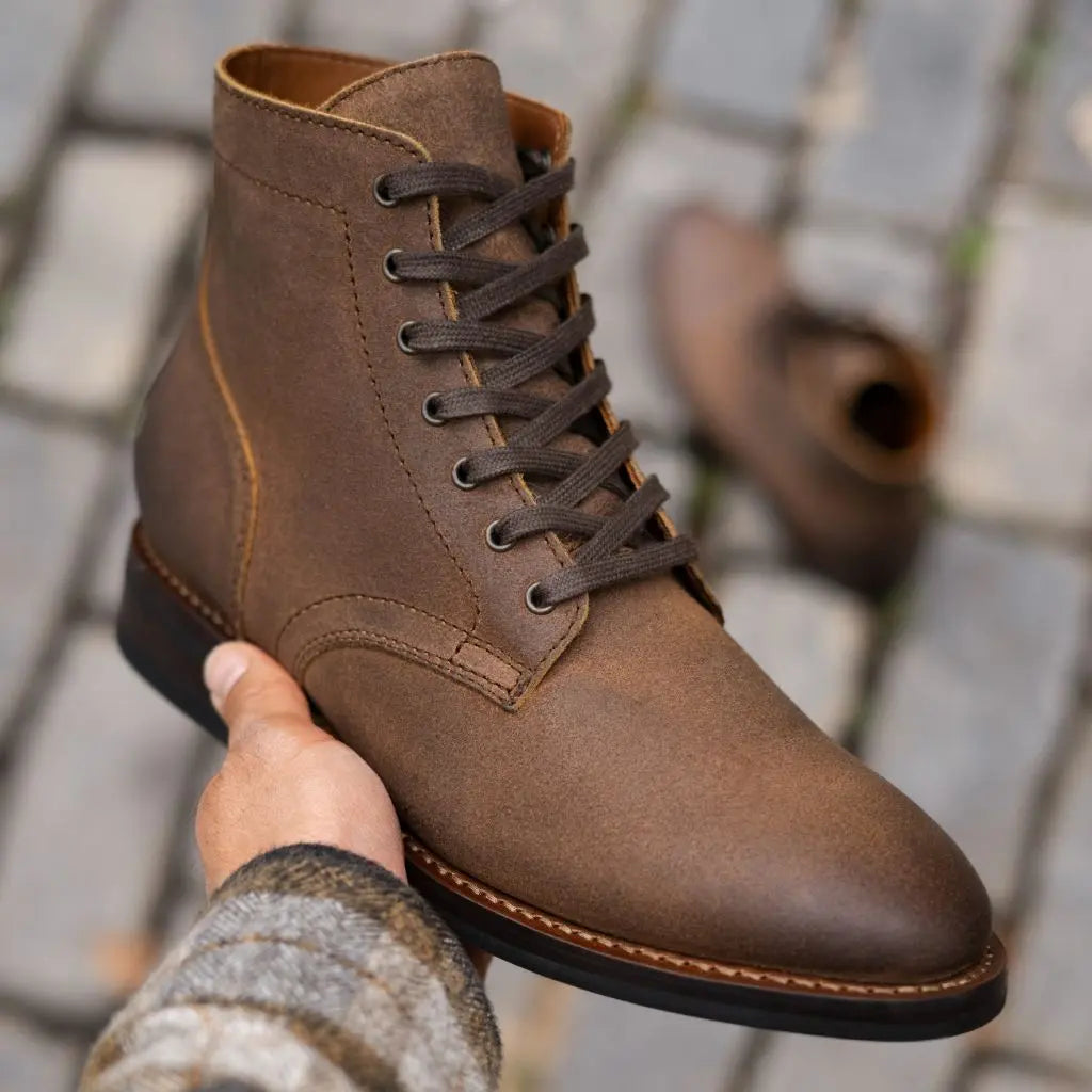 The Grady Plain-Toe Boot — Snuff
