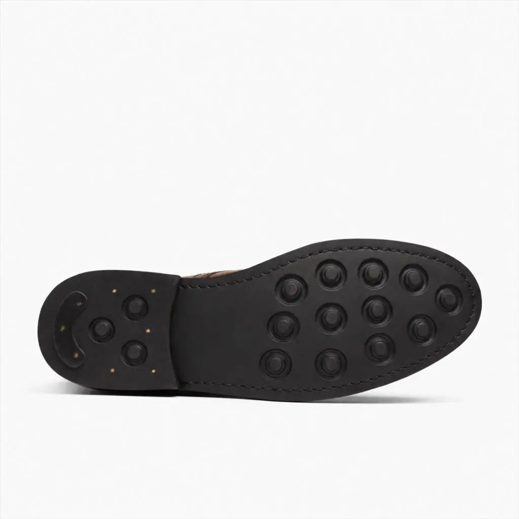 The Hayes Cap-Toe Boot — Brandy