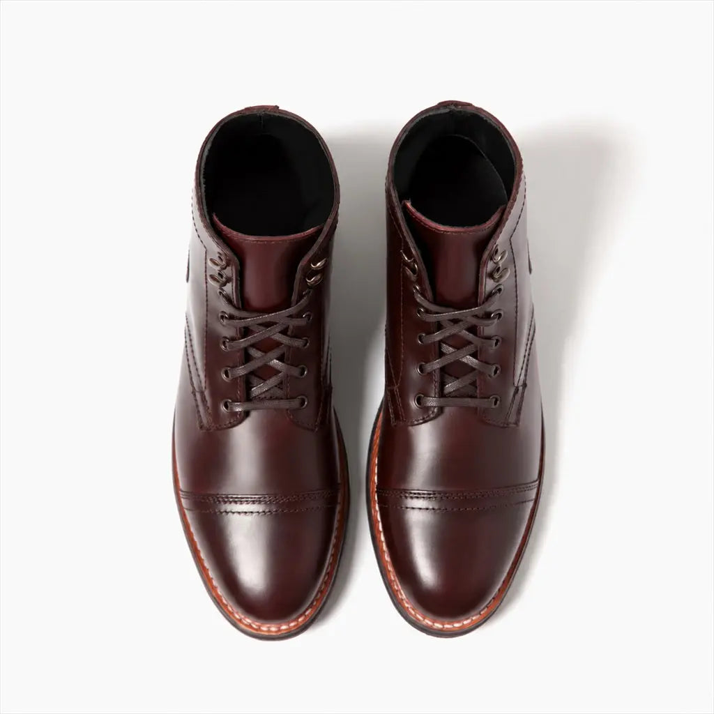 The Hayes Cap-Toe Boot — Oxblood