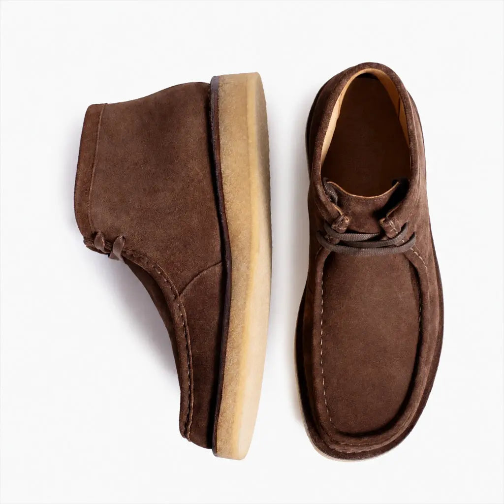 The Linden Crepe Chukka — Dark Roast