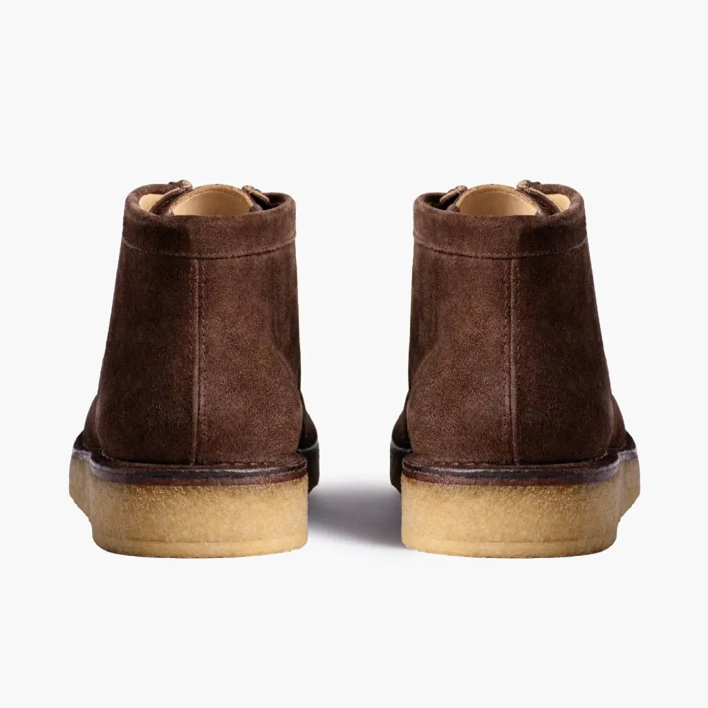 The Linden Crepe Chukka — Dark Roast